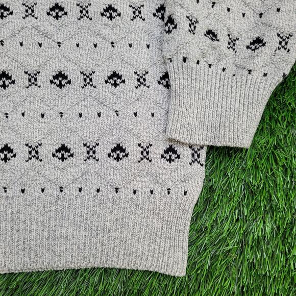 Vintage 80s MOD Sweater Medium 22x26 Baggy USA - Picture 11 of 11